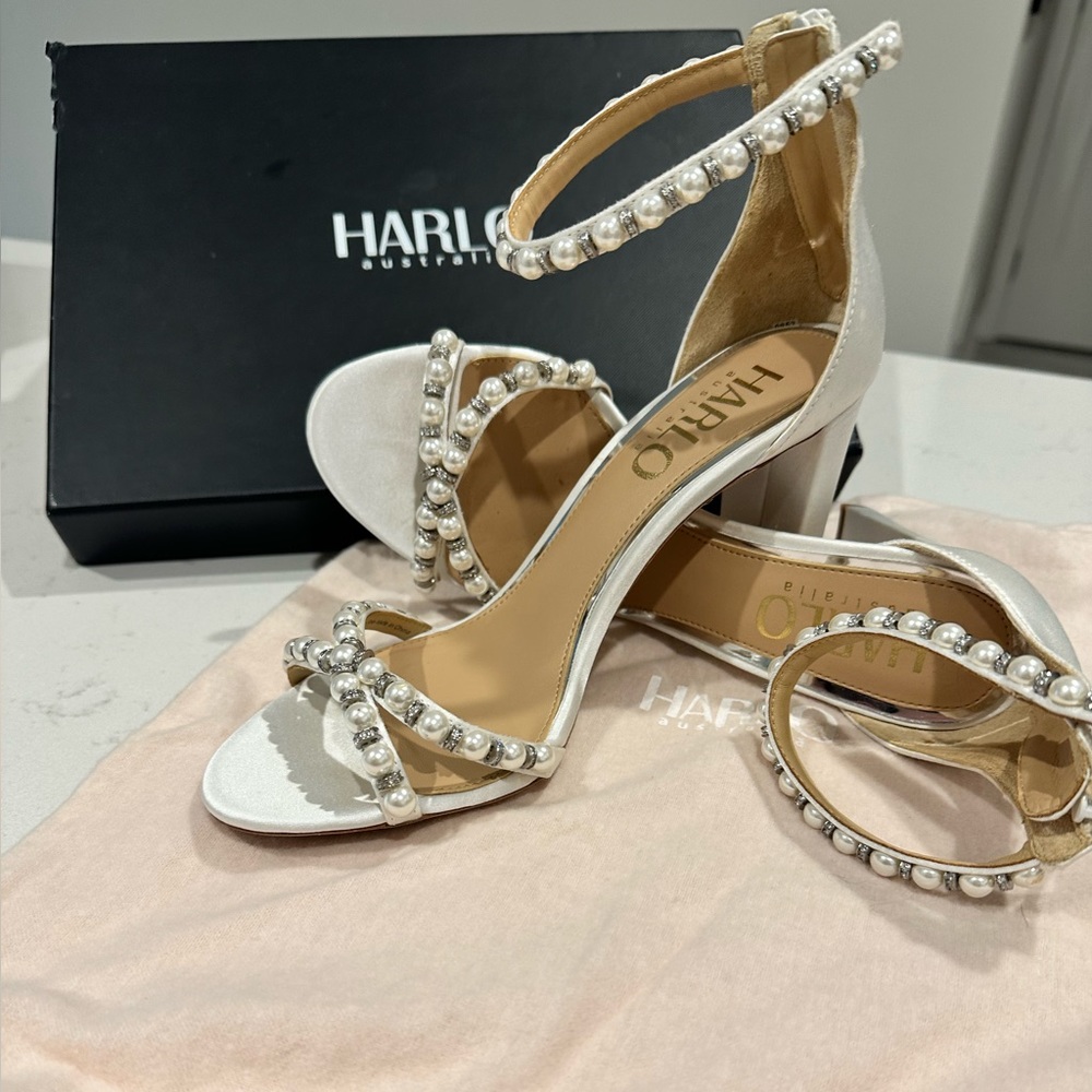 Harlo Australia pearl wedding shoes